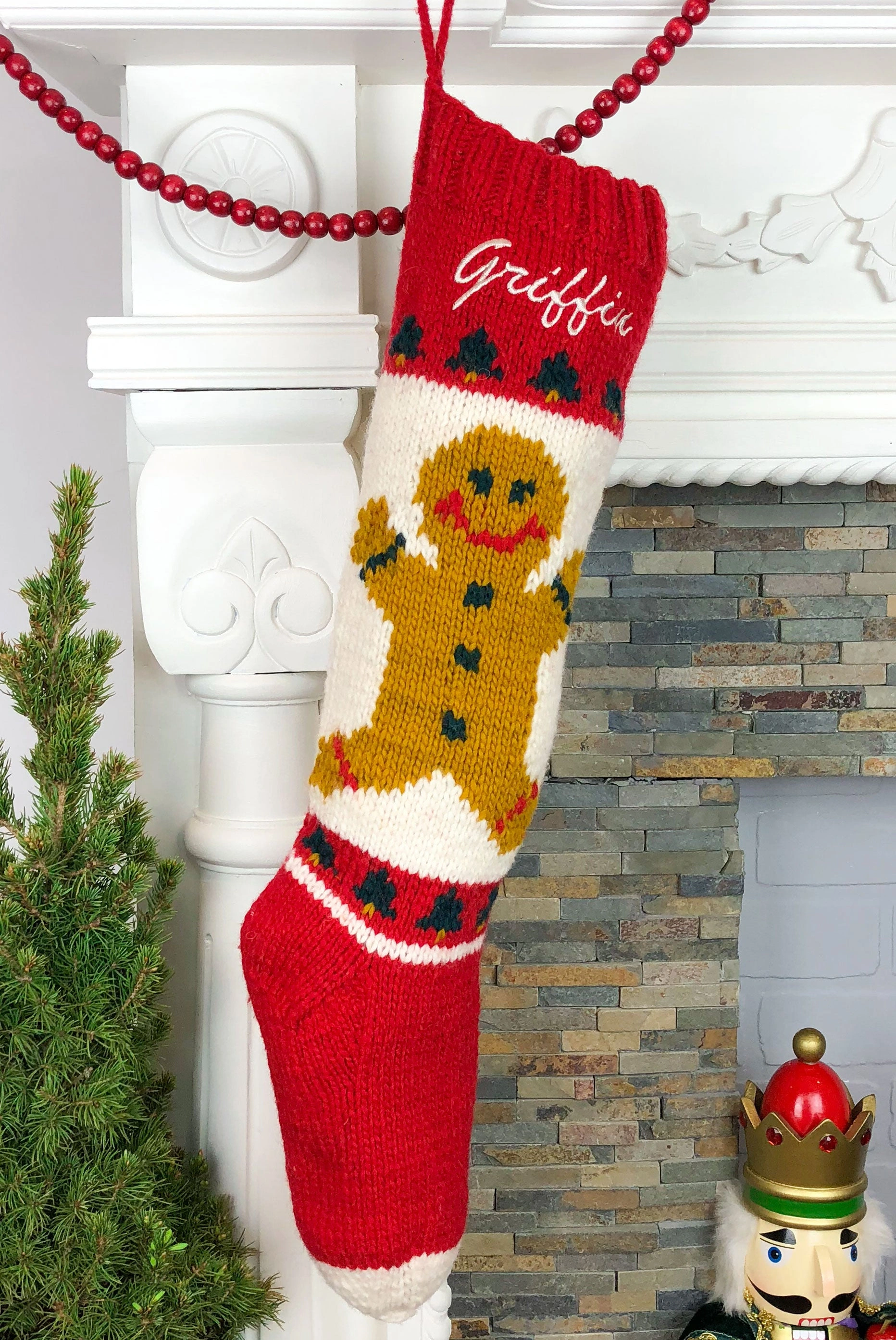 Cozy Gingerbread Boy Stocking: Handmade Holiday Cheer!